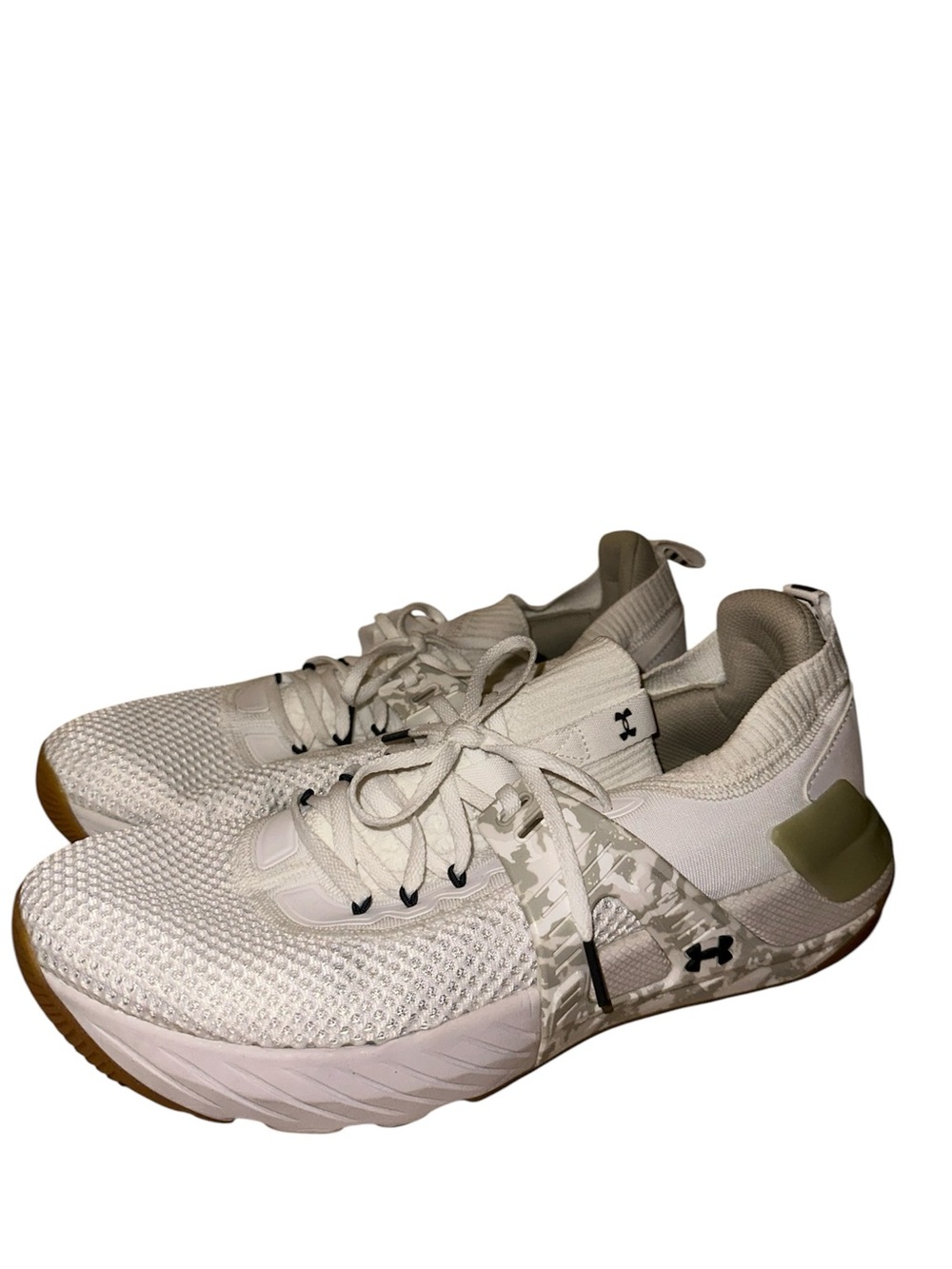 Under Armour Off-White and Gum Training Sneakers